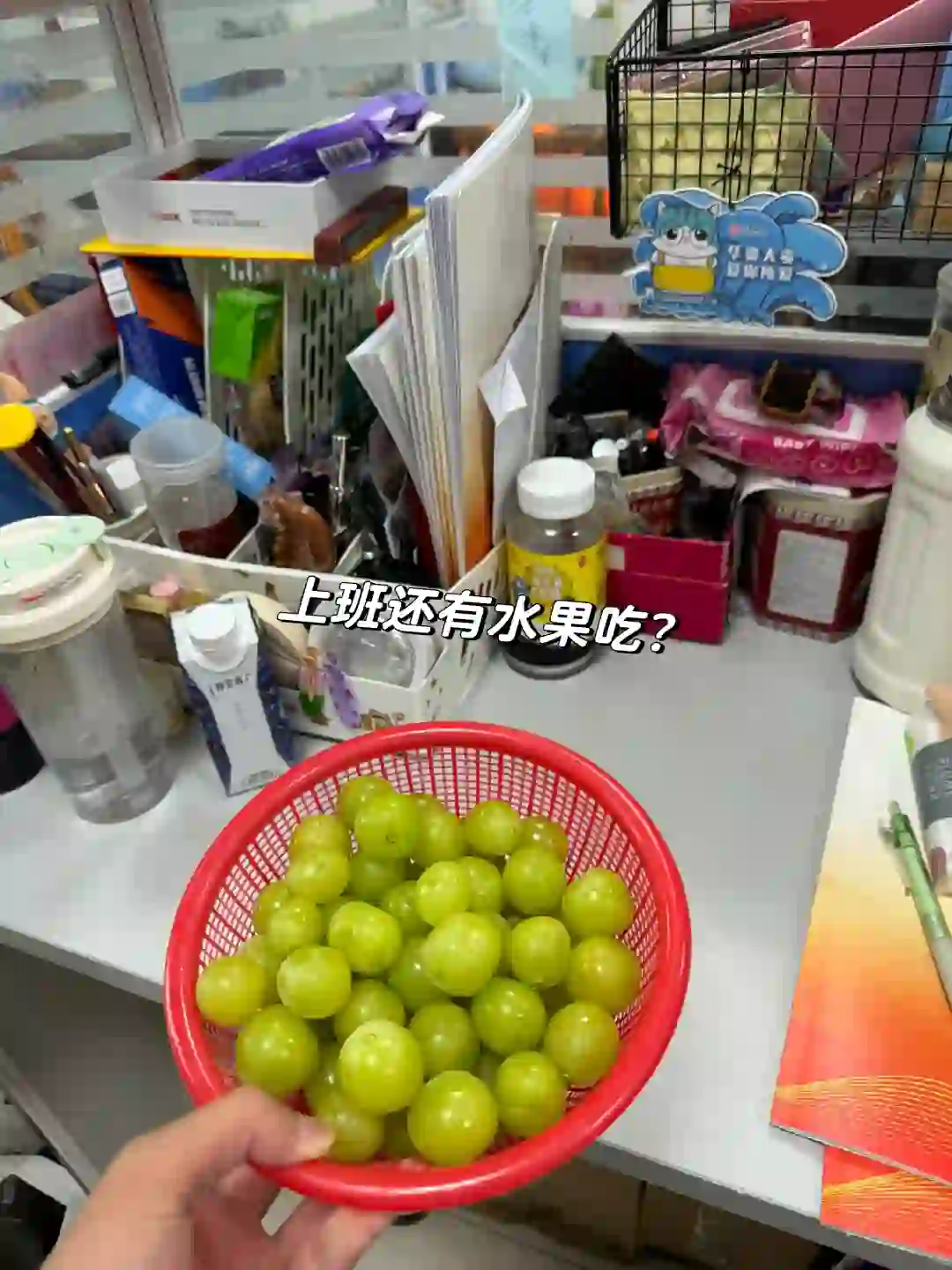 邯郸上班还给水果吃？