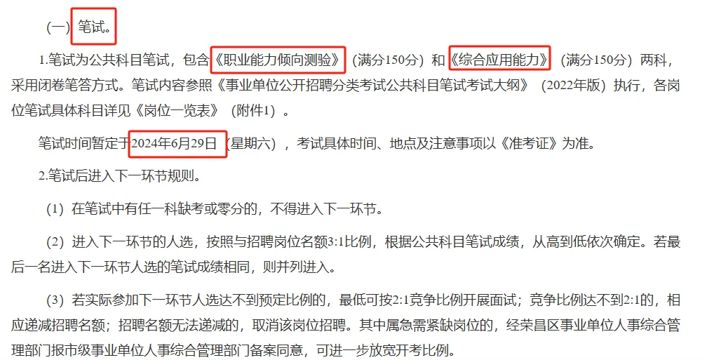 荣昌区事业单位公开招聘11人