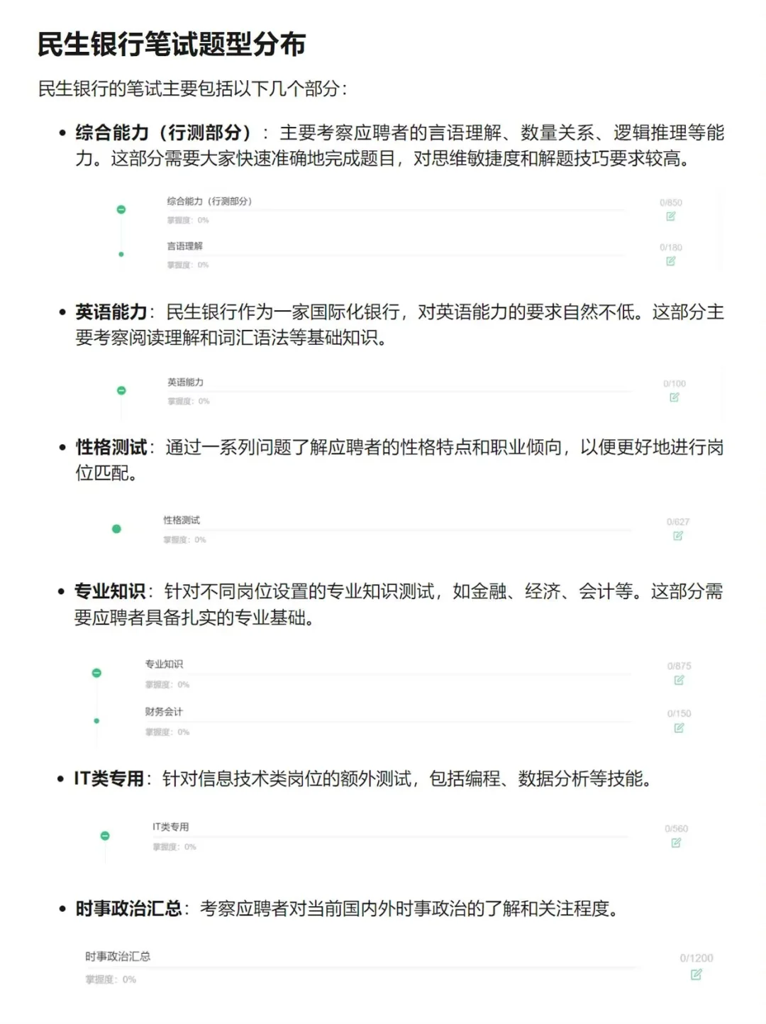 别找了！民生银行招聘考试提前看！