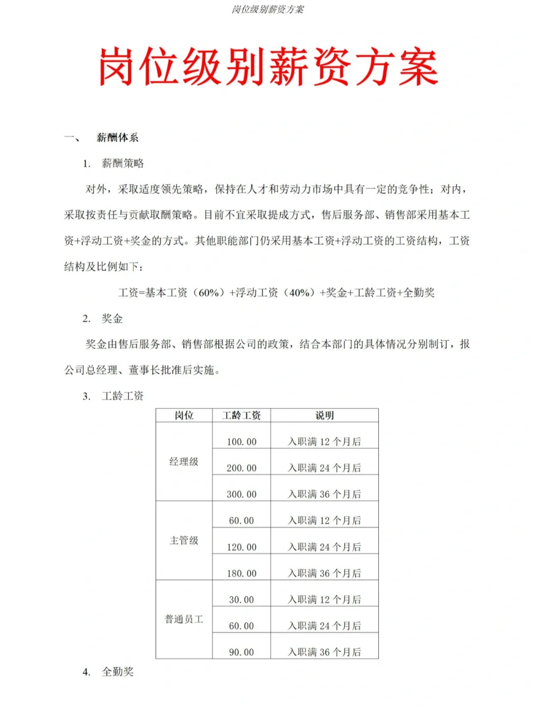 HR如何做好岗位级别薪酬方案？
