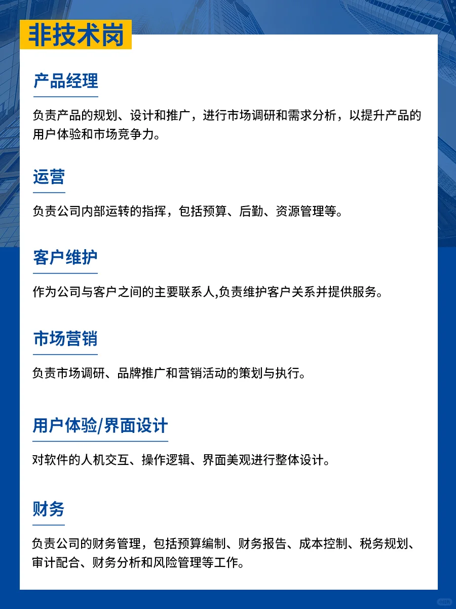 🔥带你了解科技公司有哪些岗位