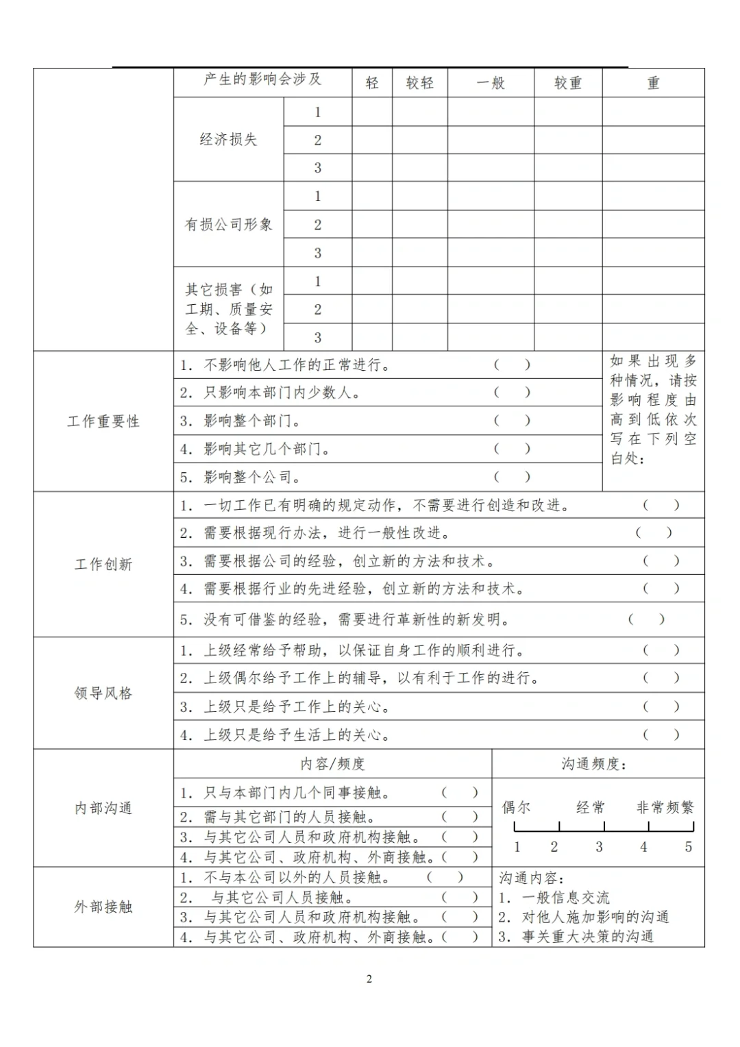 《岗位分析如何做》