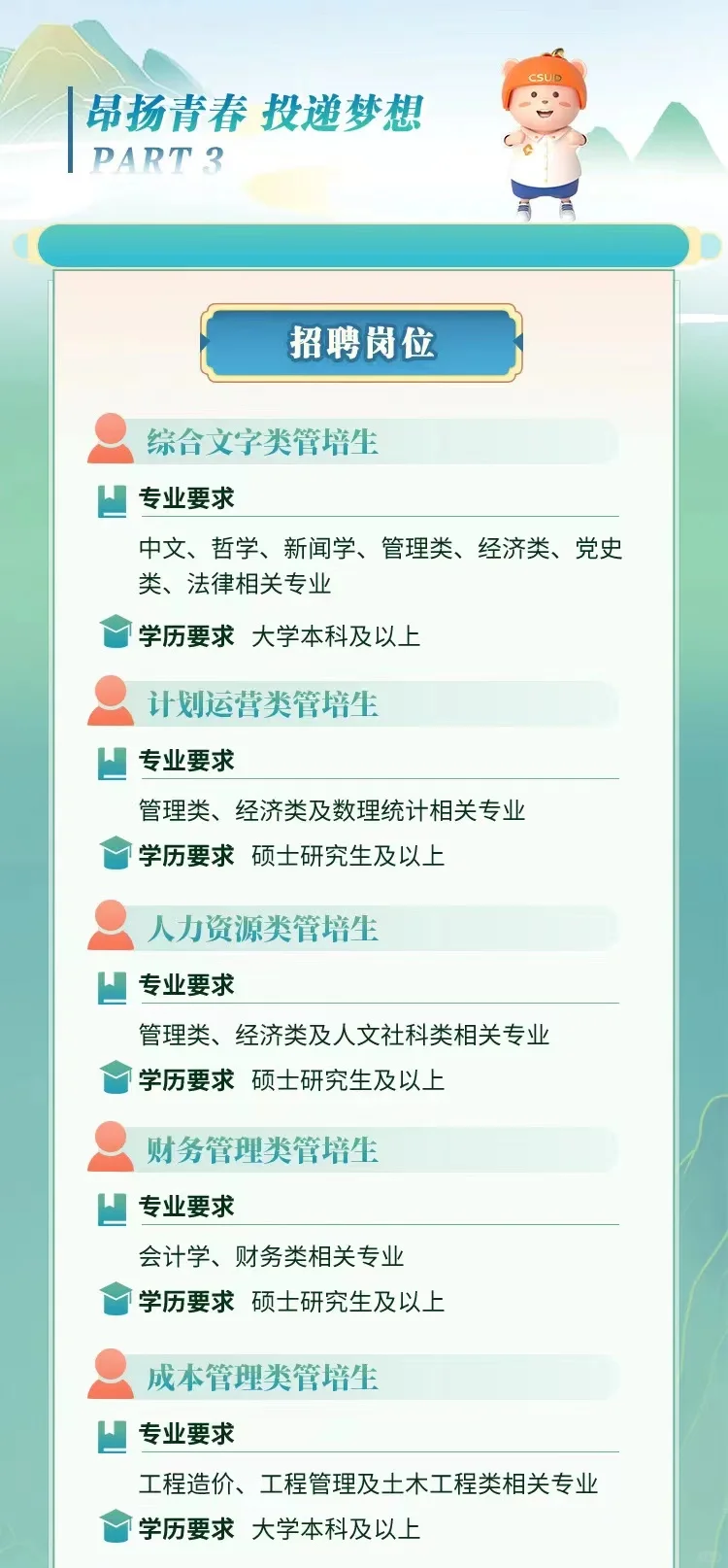 长沙城发集团2025届校园招聘，长沙市属国企