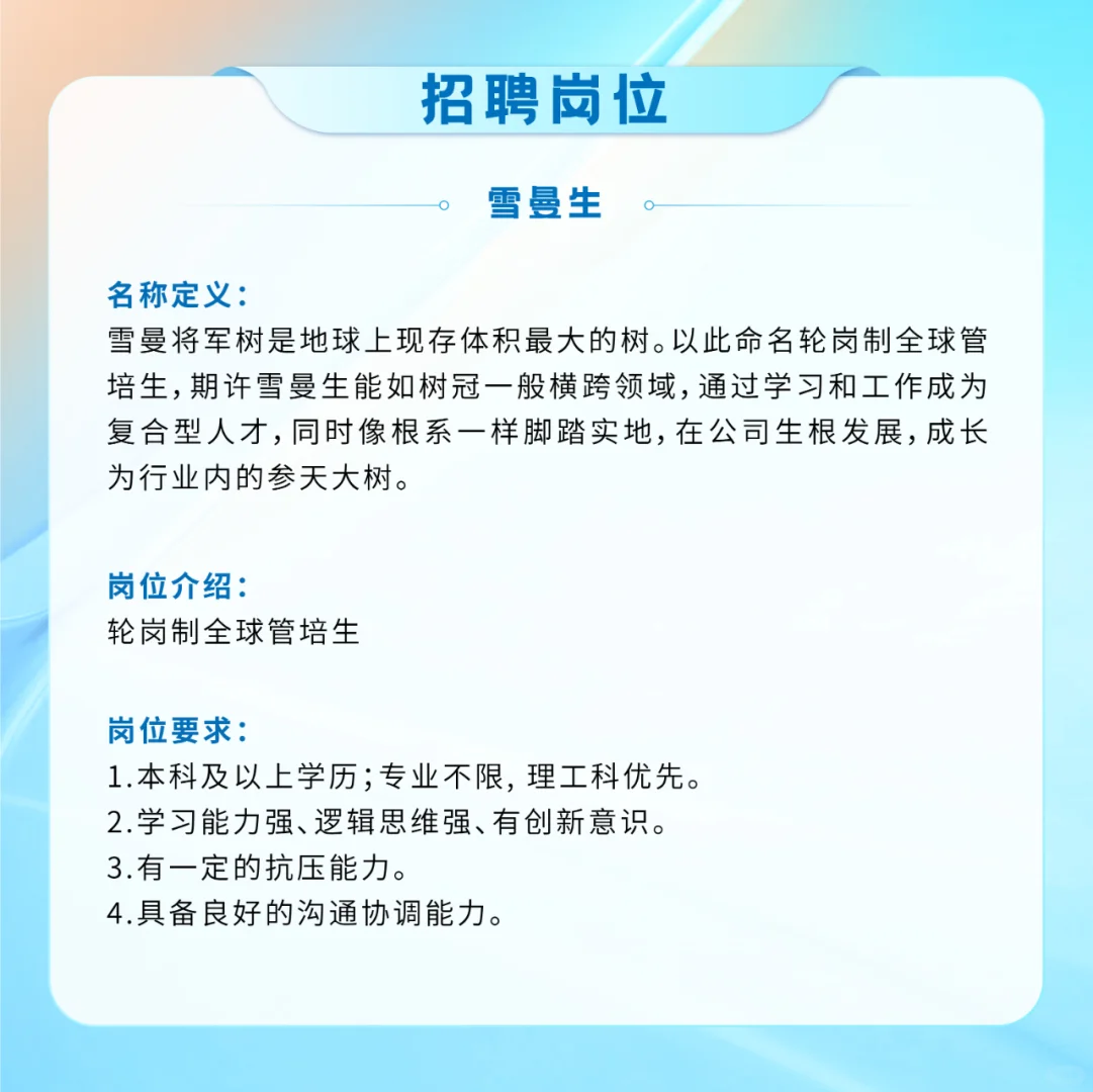 基克纳·奇思2025校园招聘正式启动！