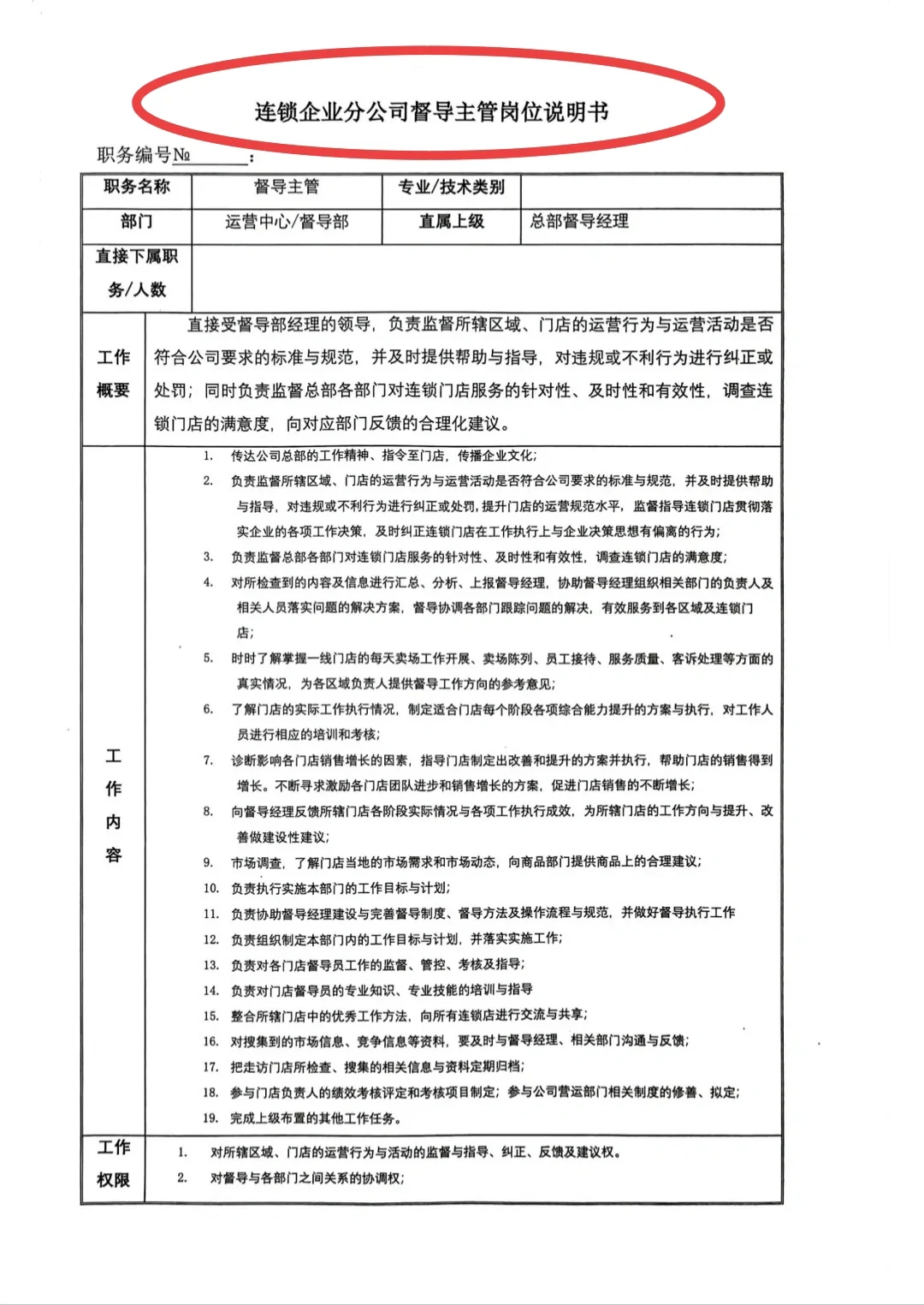 督导岗位职责怎么写❓李一环督导标准化手册