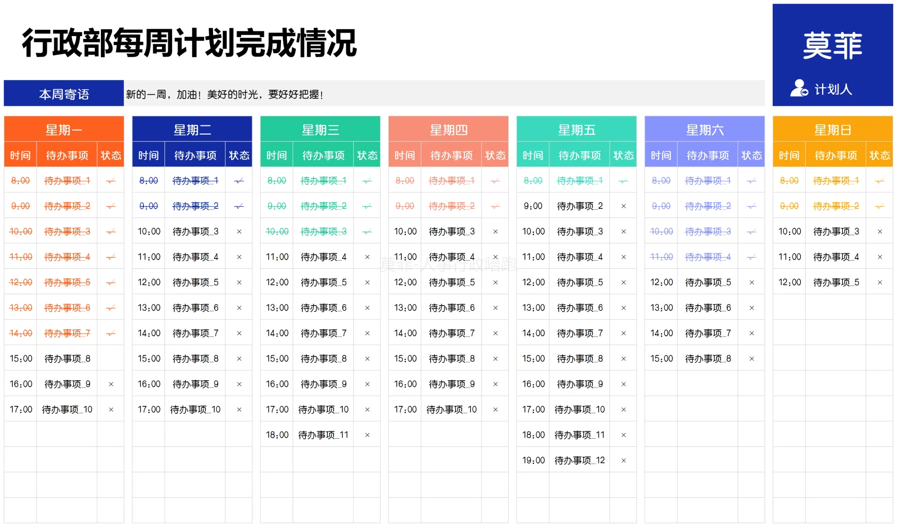 行政部工作清单：和一团乱麻说拜拜！👋