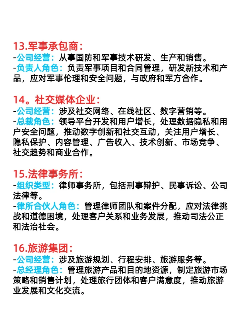 六十种霸总公司设定与总裁职责霸总迷码住！