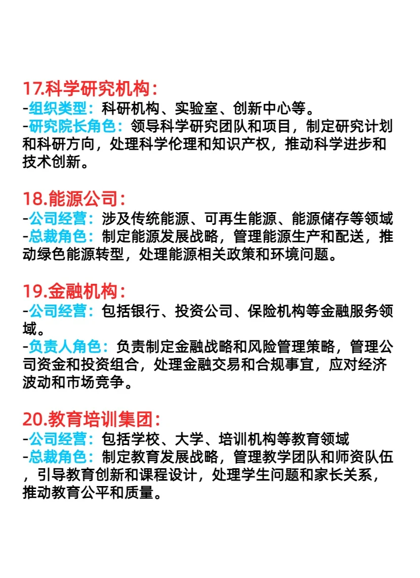 六十种霸总公司设定与总裁职责霸总迷码住！
