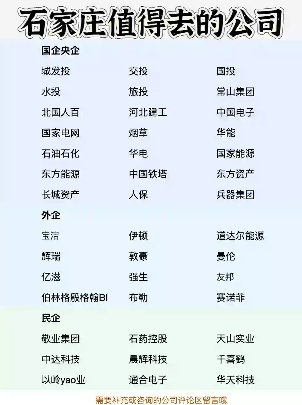 石家庄值得去的公司✨靠谱、大胆冲✅