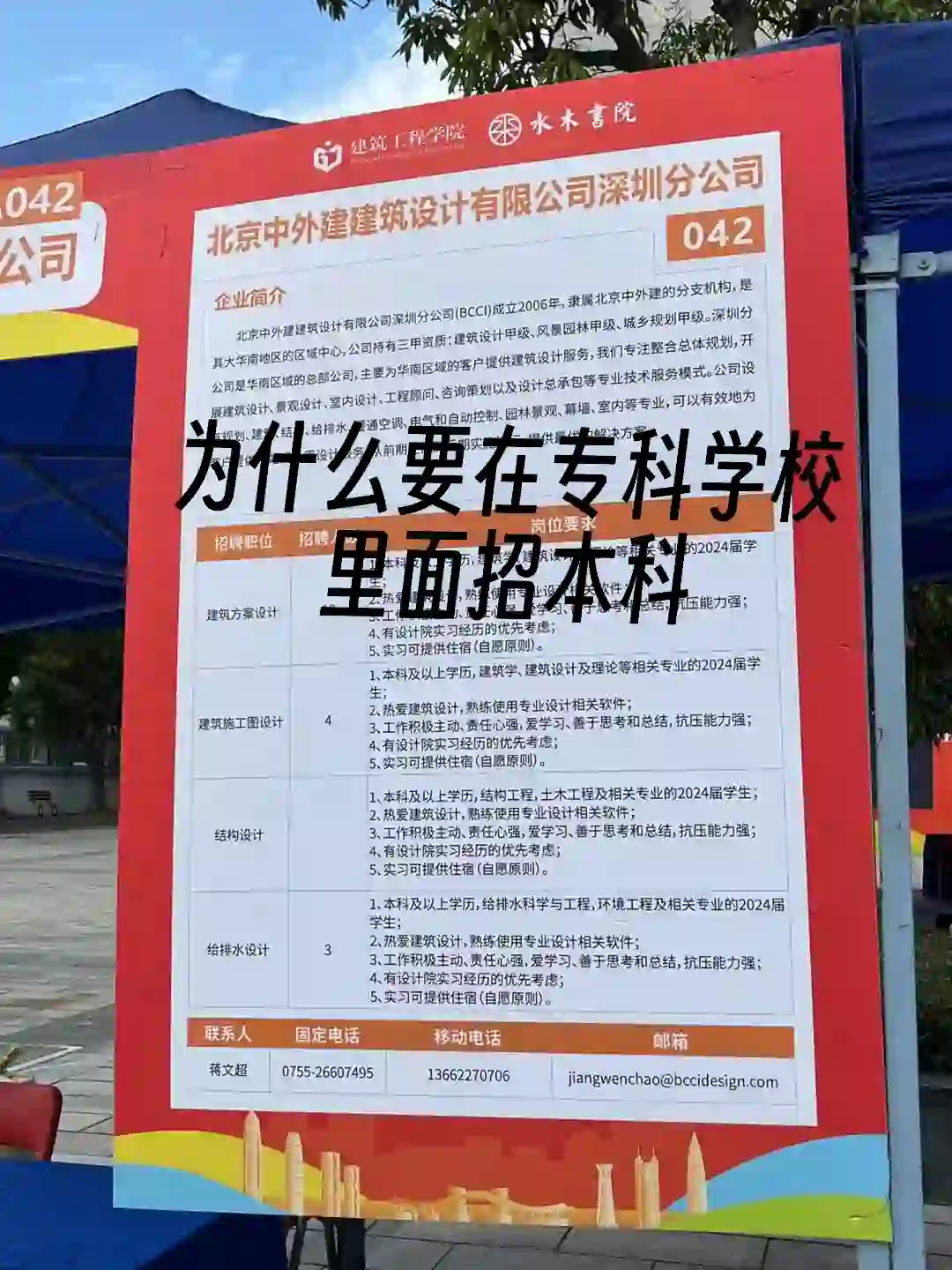 为什么专科校招招本科的