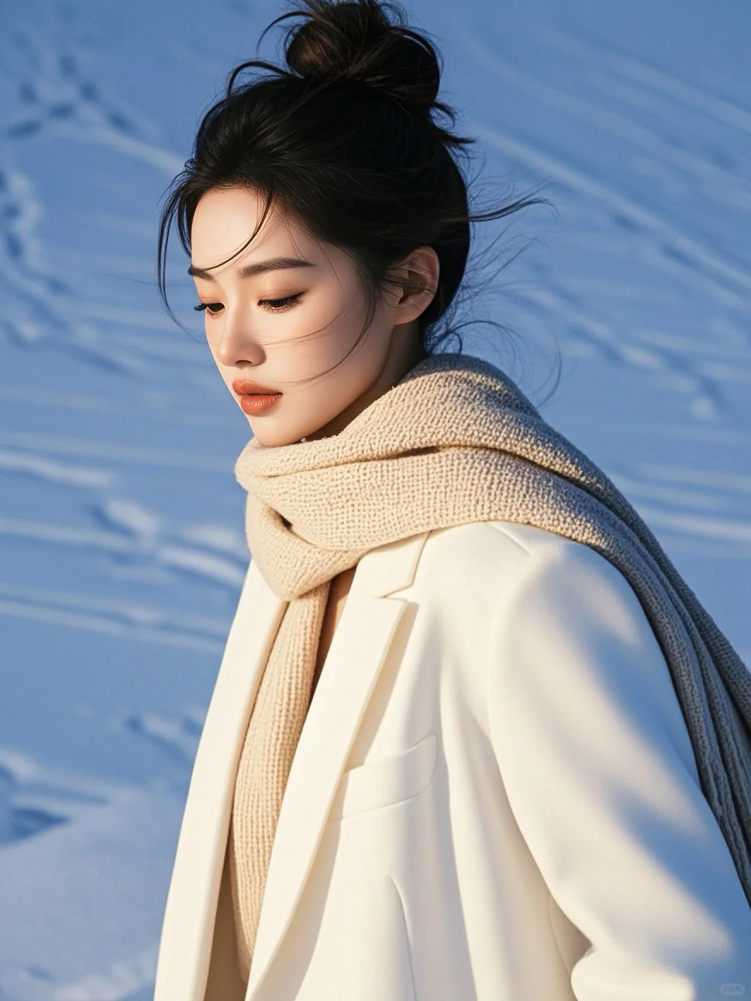 下雪真的很浪漫💕|高清美女头像 壁纸分享