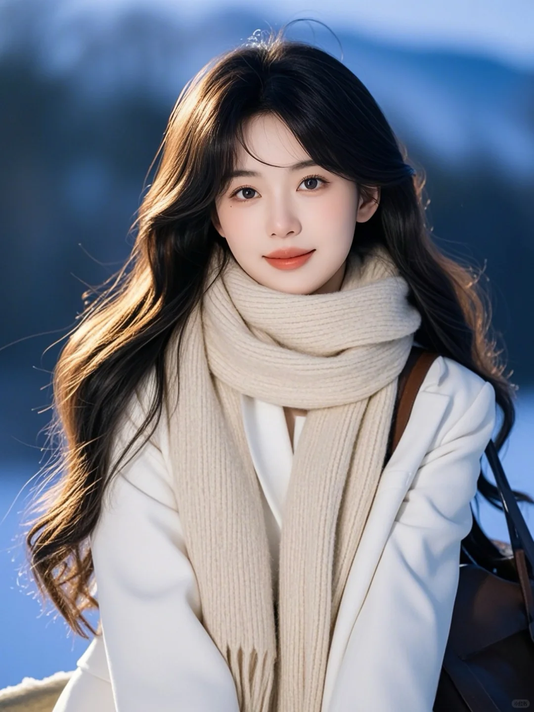 下雪真的很浪漫💕|高清美女头像 壁纸分享