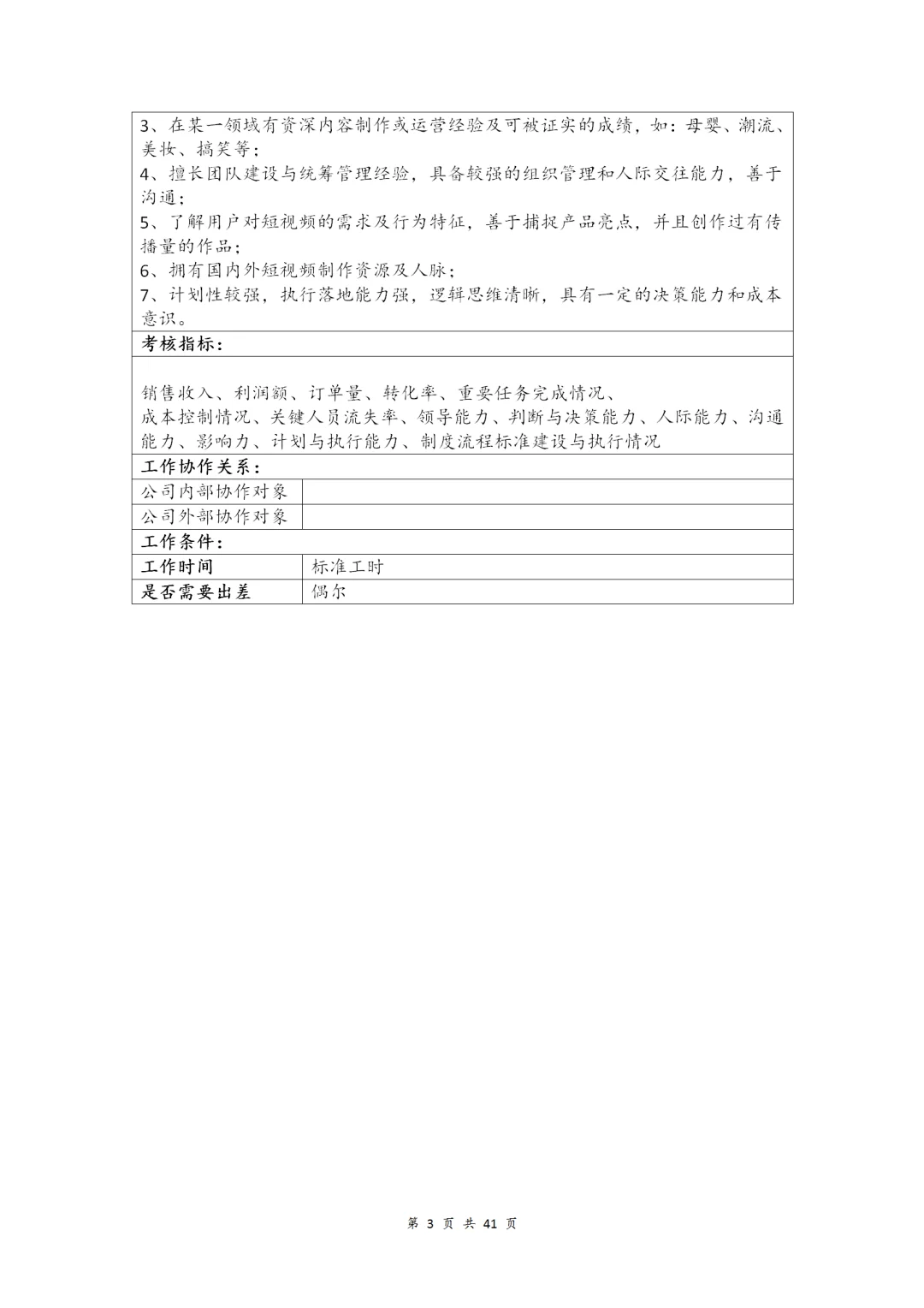 电商公司架构及岗位职责【全41页】