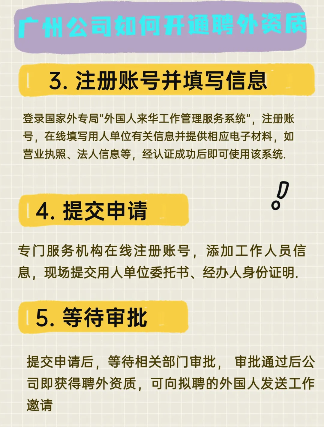 广州公司聘外资质开通秘籍📖