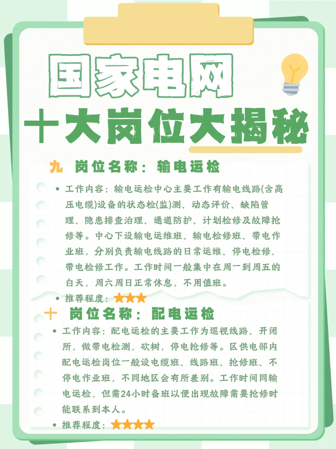 国家电网十大岗位大揭秘🧐