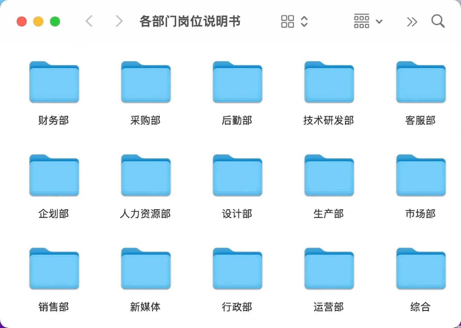公司各部门岗位说明书‼️HR工作必备工具