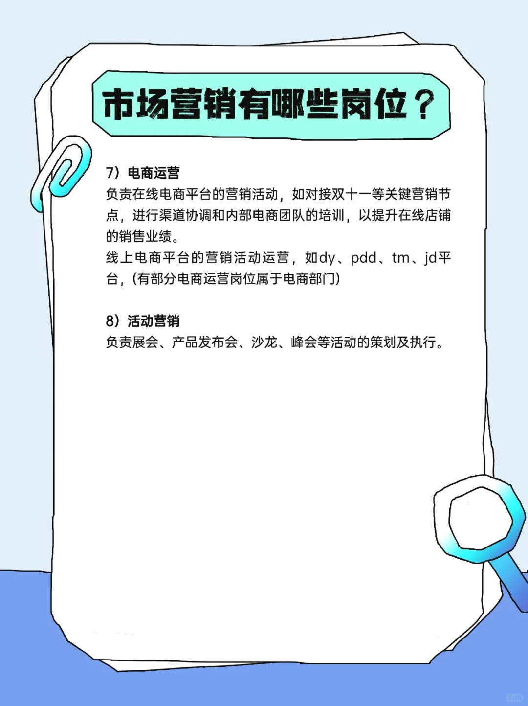 【市场营销八大岗位】你pick哪一个？🌟📊