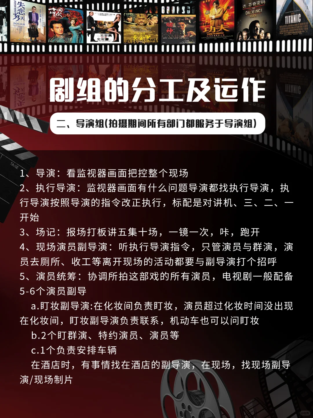 干货🔥｜带大家了解剧组的分工及运作🎬