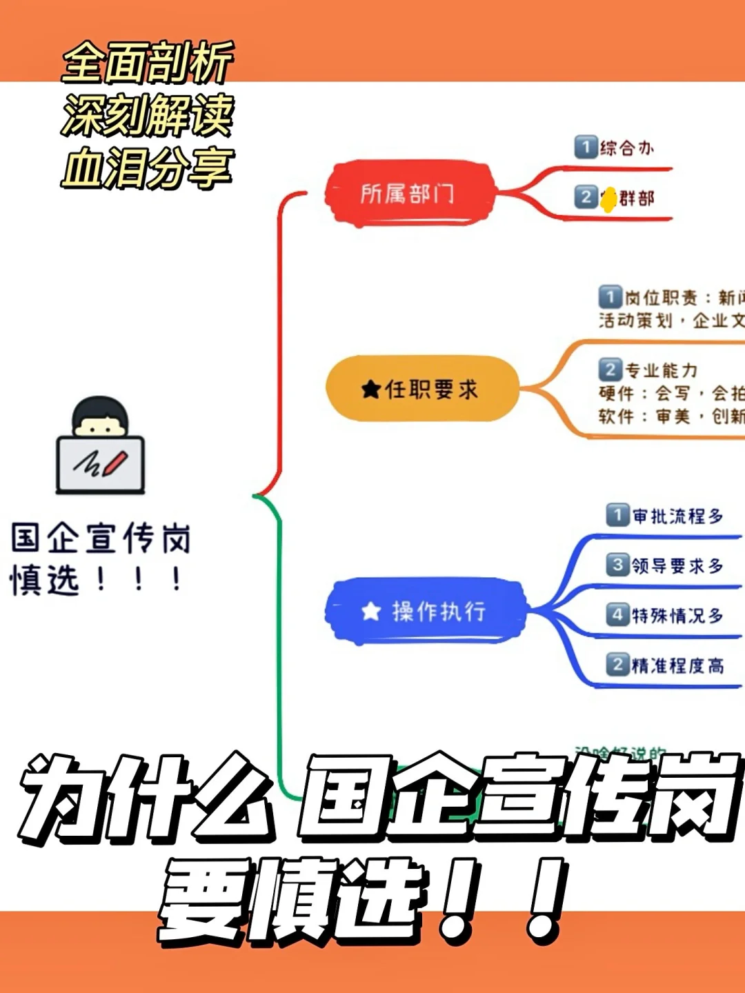 为什么说国企宣传岗是坑