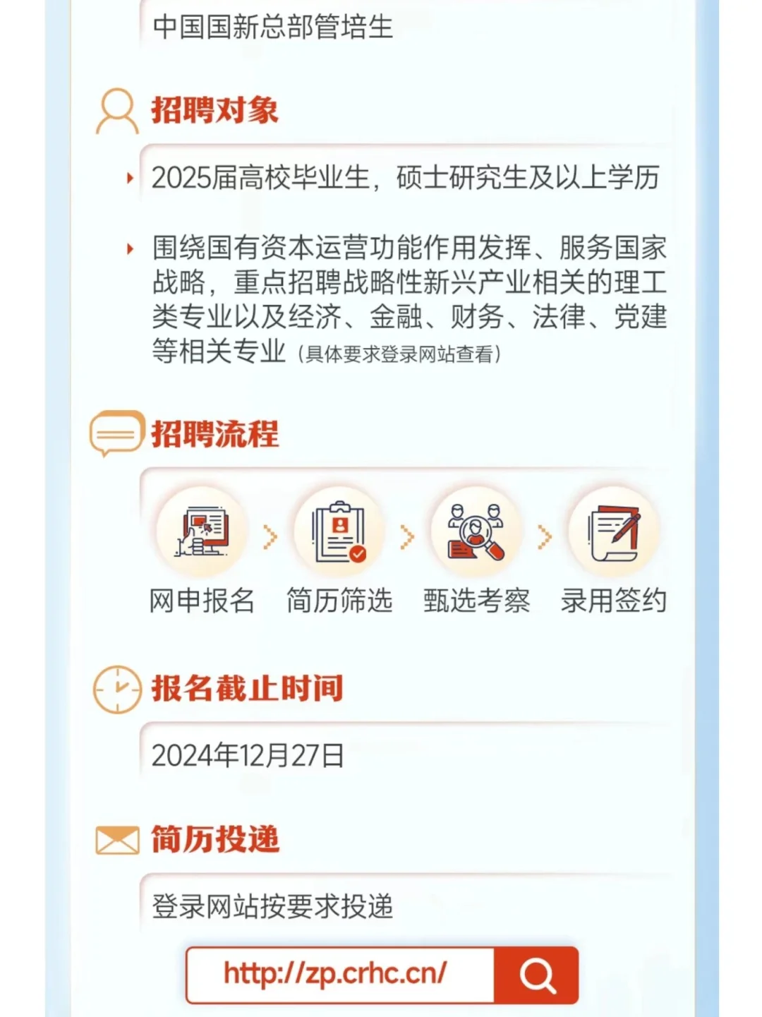 12.19新开国企招聘：国新控股