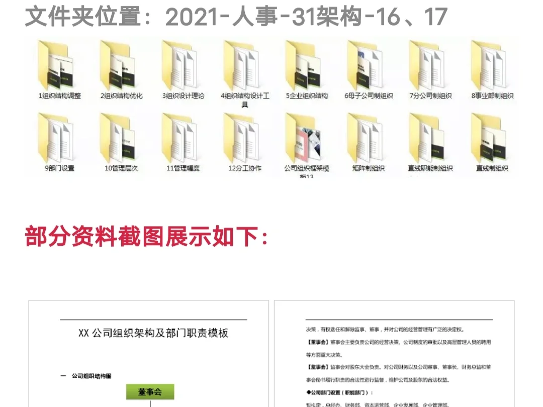 公司组织架构图调整