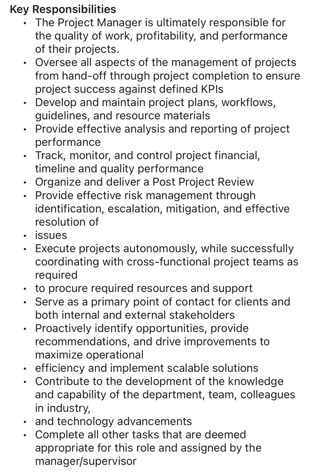 外企永久居家岗位分享｜项目管理