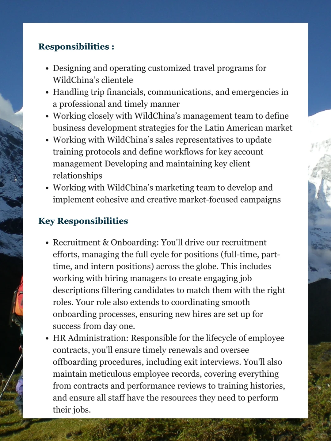 碧山招聘 | 做喜欢的工作很重要哦！