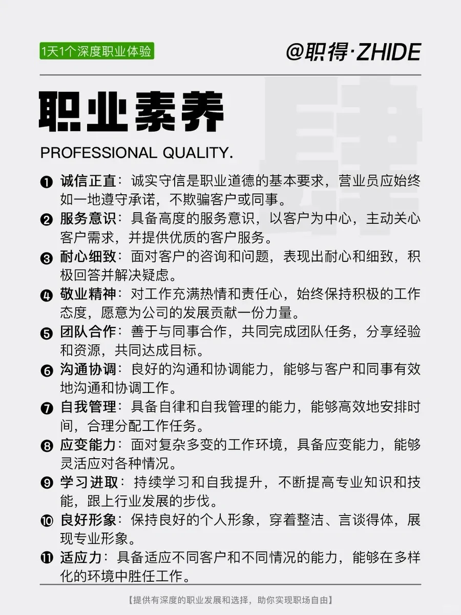 每天一个深度职业体验|营业员