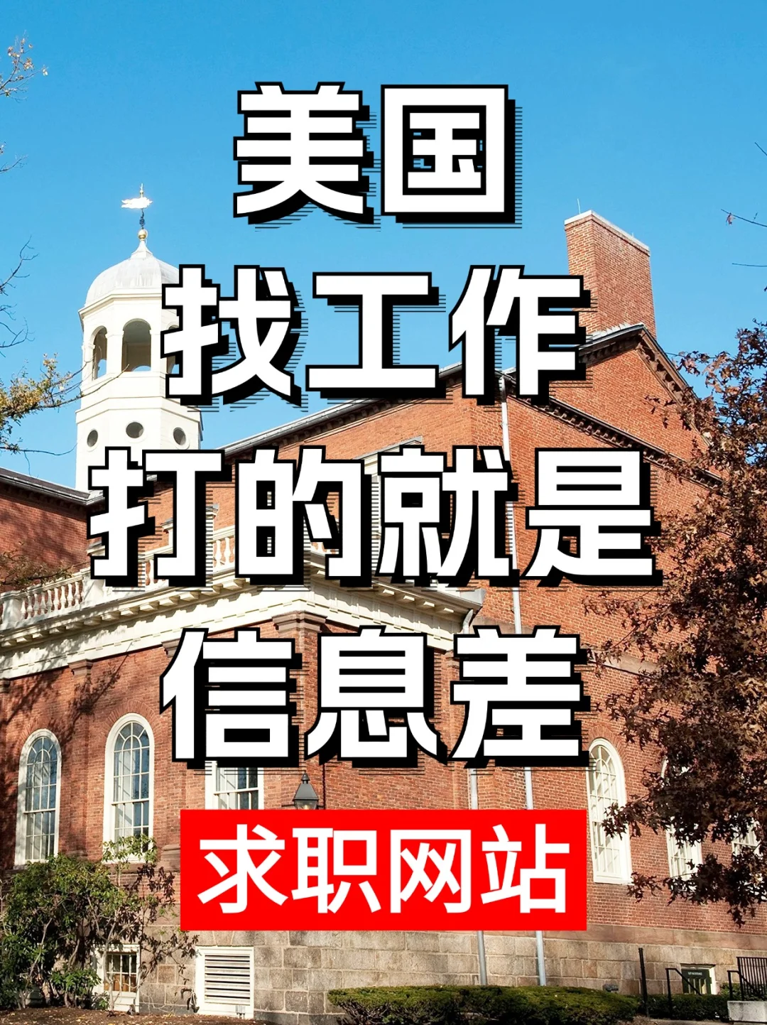 美国找工作打的就是信息差🔥求职网站