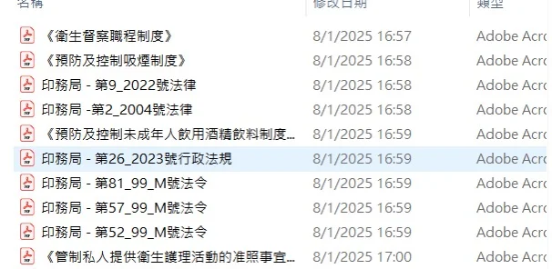 澳門特別行政區衛生局衛生督察招聘通告 🏥