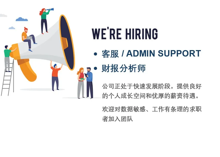 招聘客服/admin/财报分析