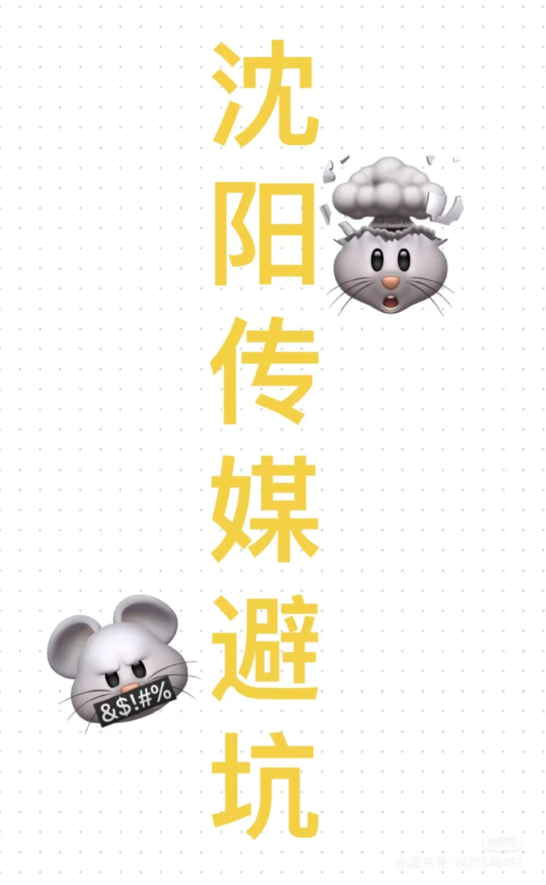 沈阳传媒避坑指南!!