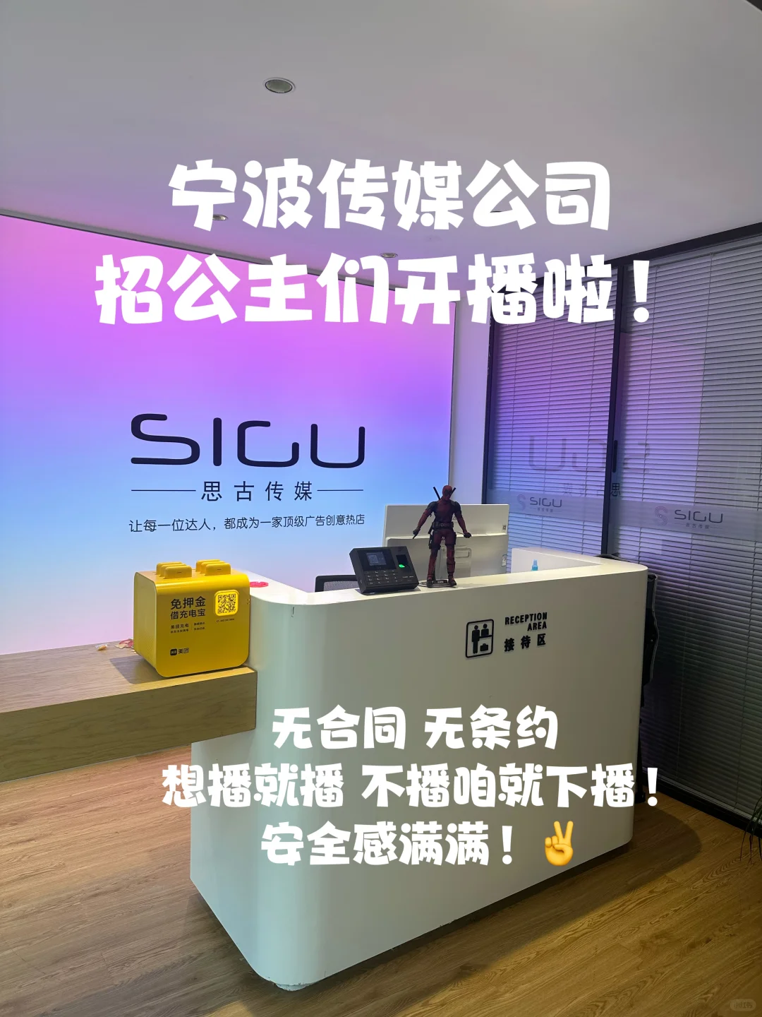 宁波传媒公司招主播啦！