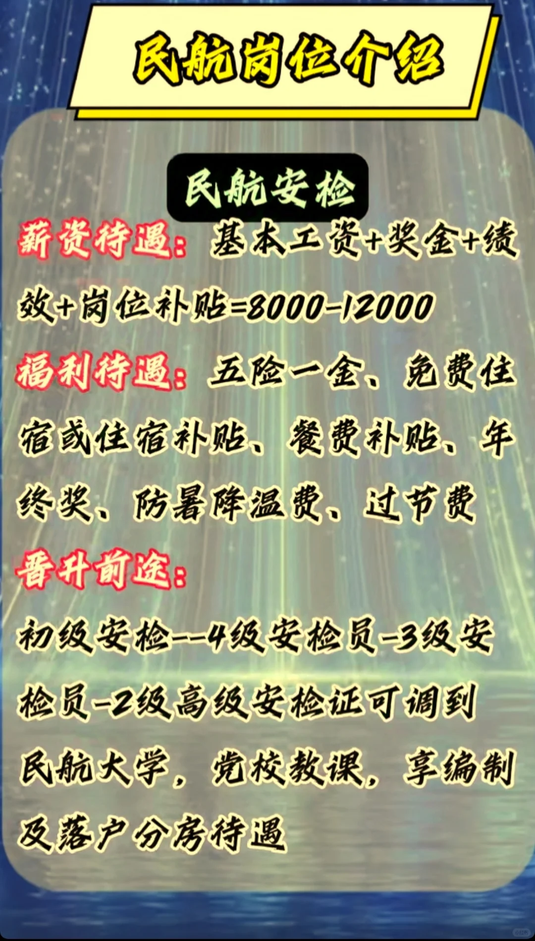 机场岗位详解✈️