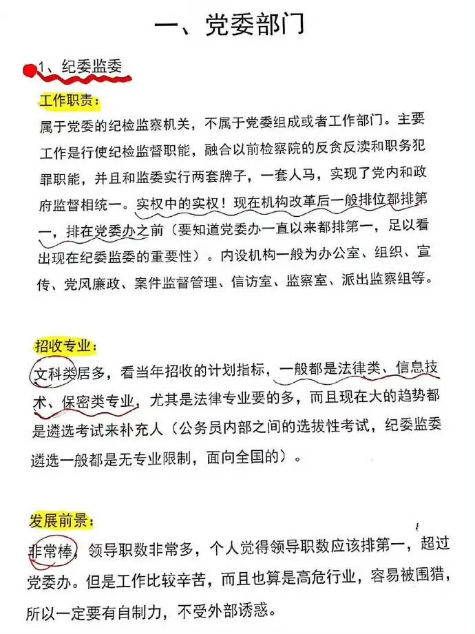 公务员这么多部门❗️终于搞清楚了🔥🔥