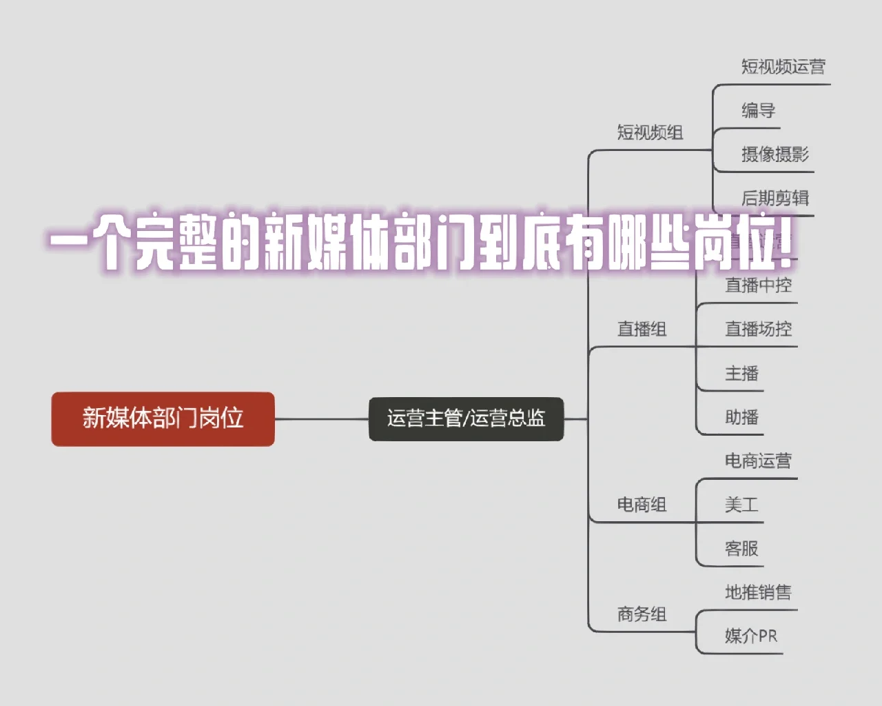 4年新媒体创业人Ⅰ公司新媒体到底要哪些人