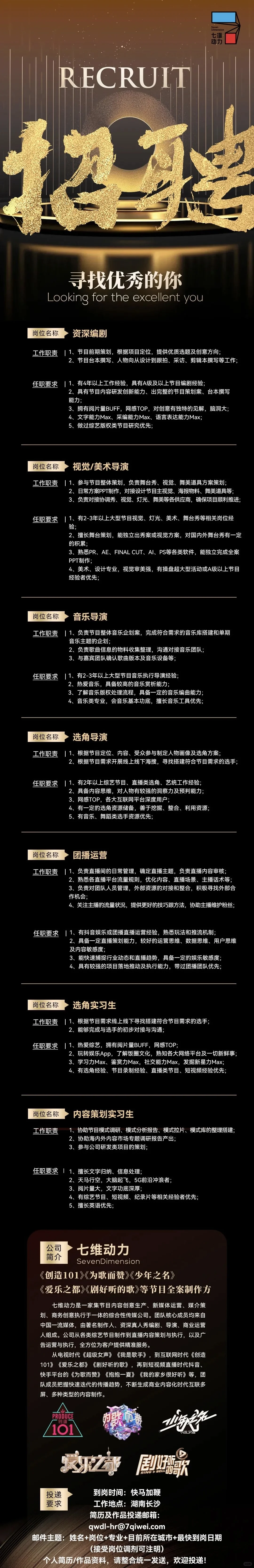 综艺制作公司 waiting for you