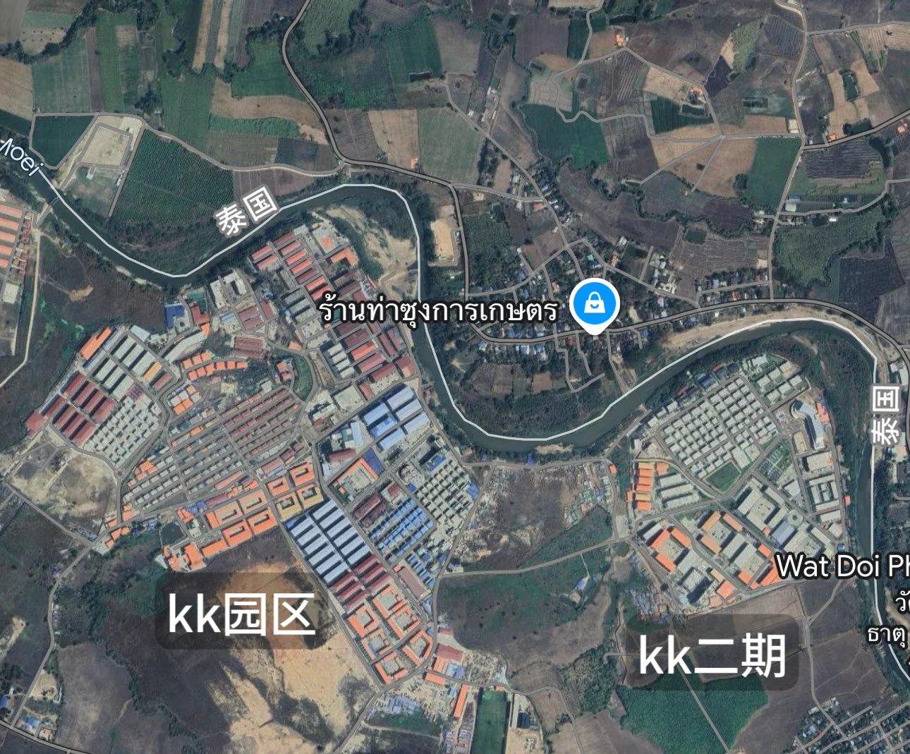 不小心找到了妙瓦底园区的真实照片......