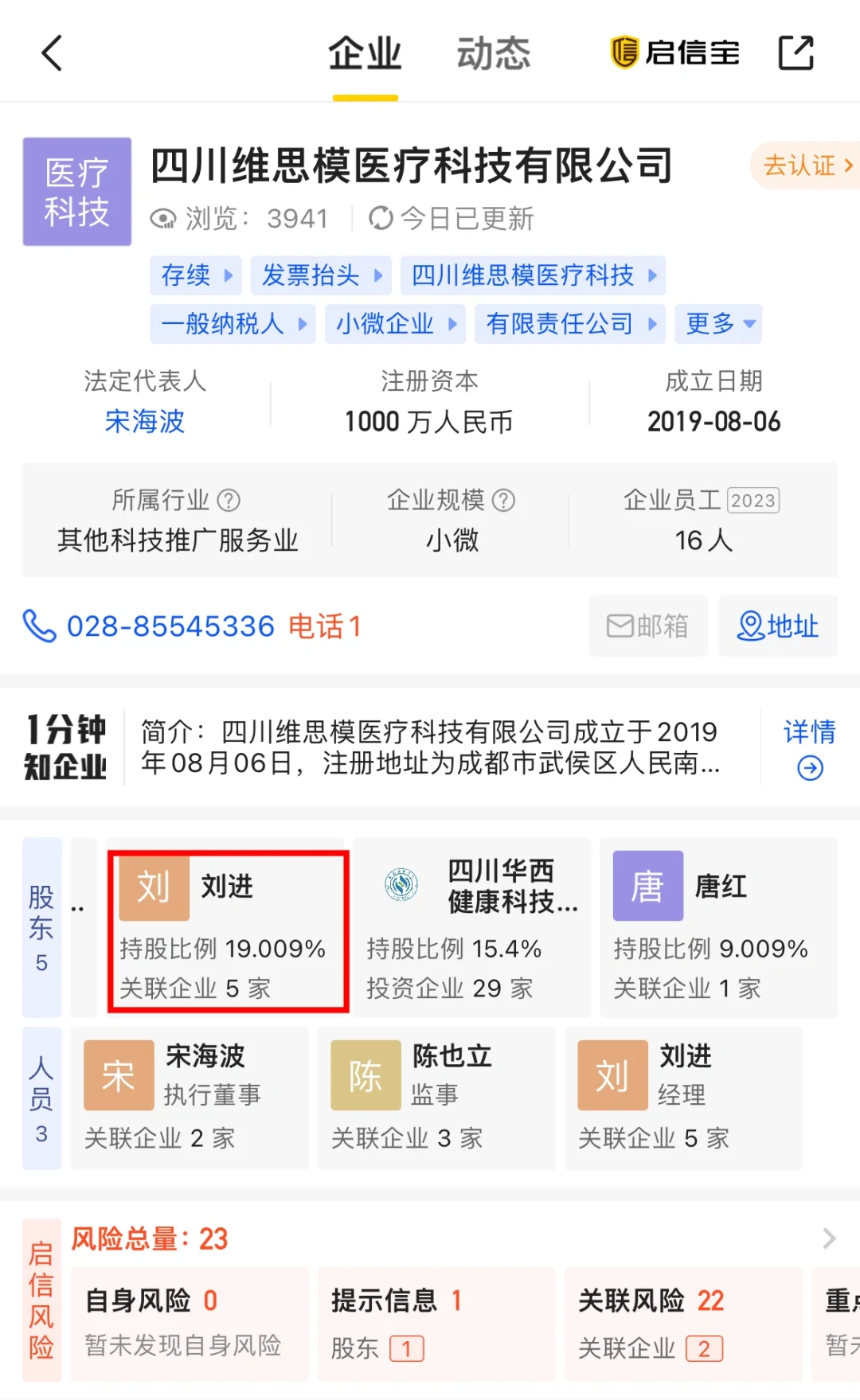华西刘进的投资版图及其麻沸舒诊所之“秘密”