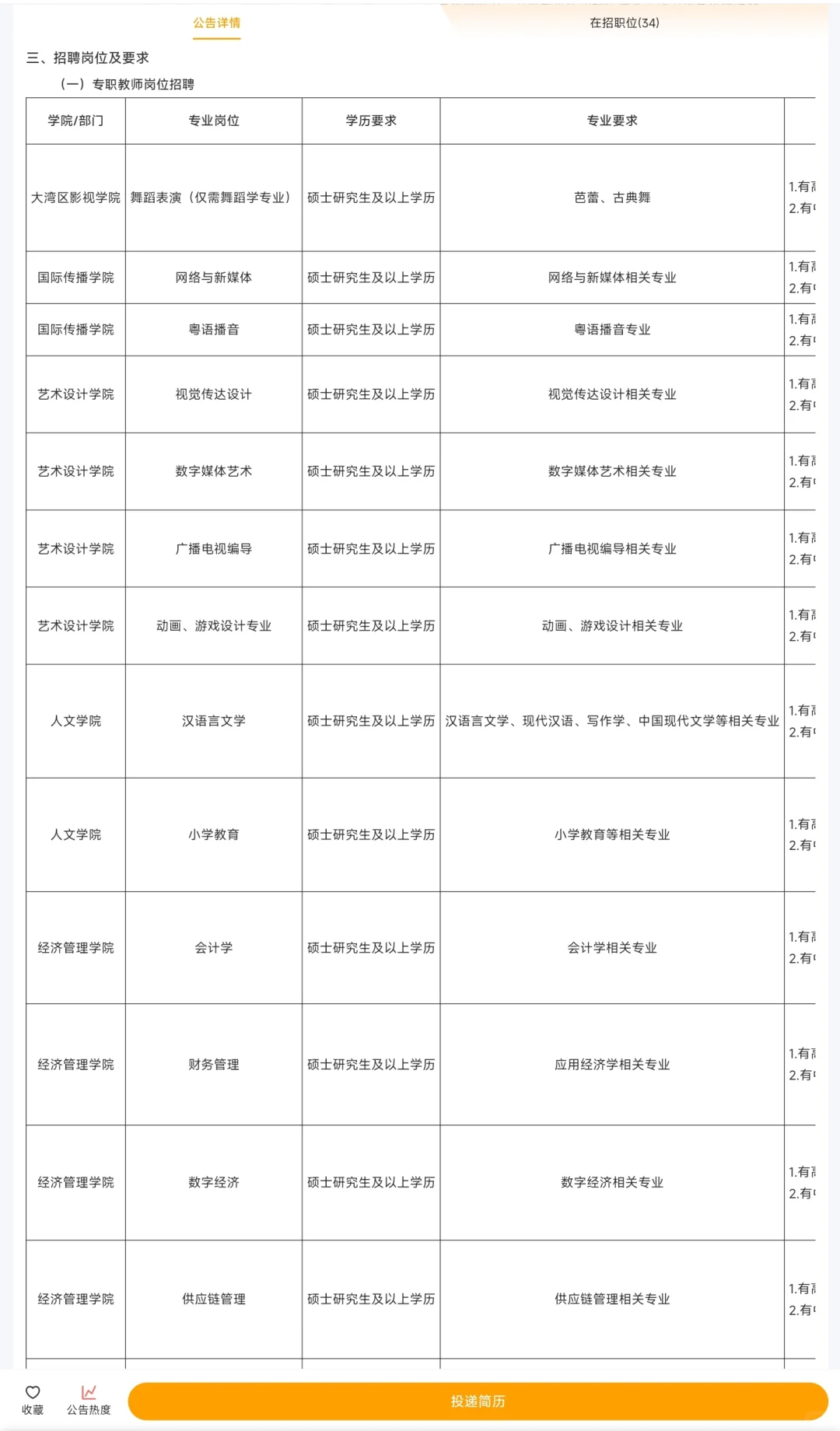 冲，高校招聘｜华南农业大学珠江学院