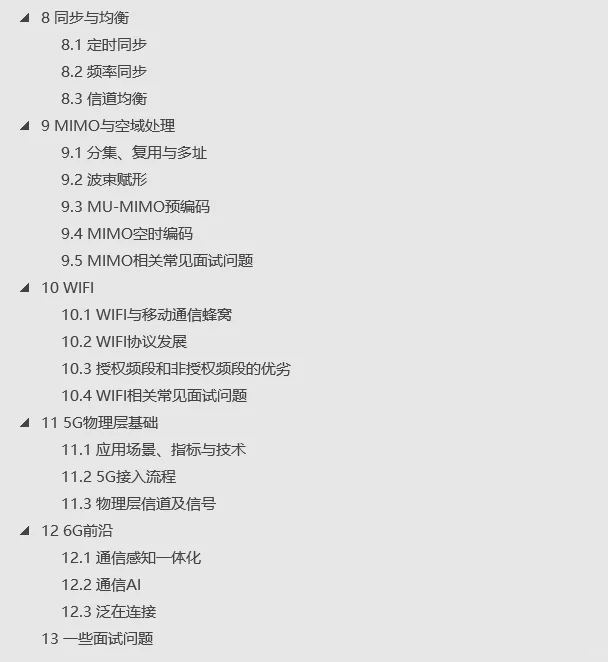 通信公司岗位、通信八股、标准与协议栈总结