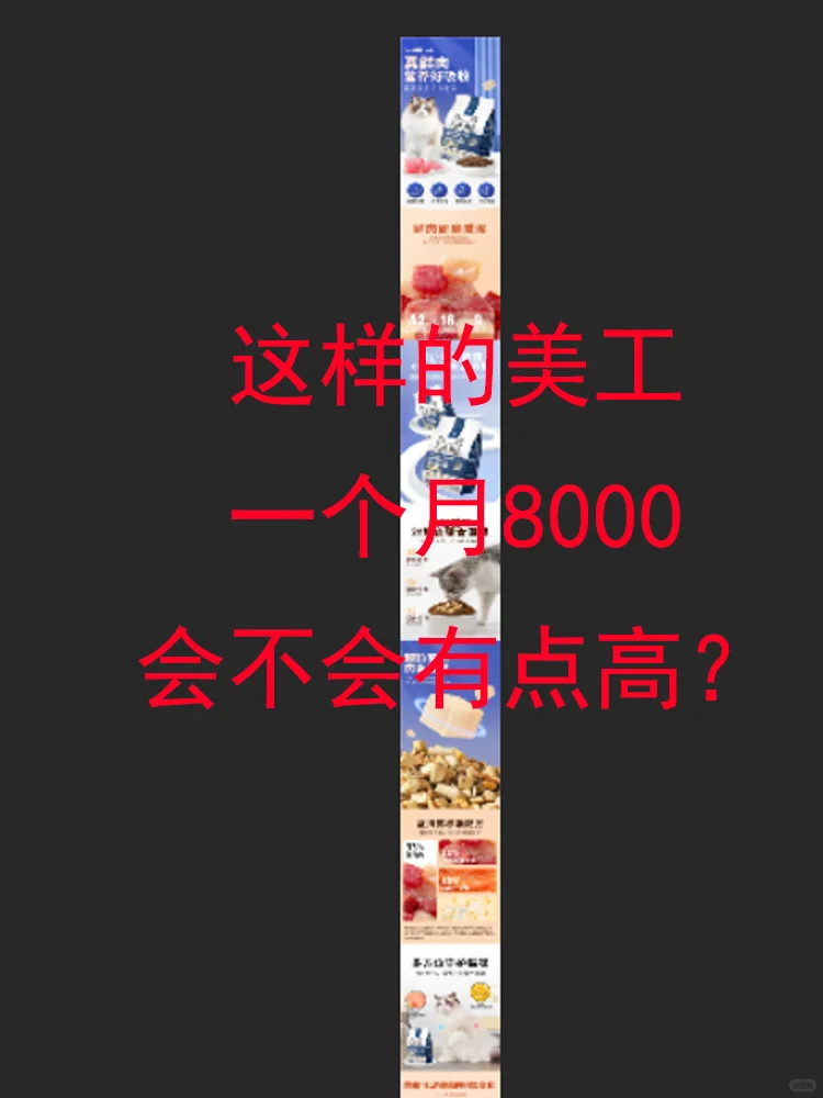 公司新招聘美工 一月工资8000