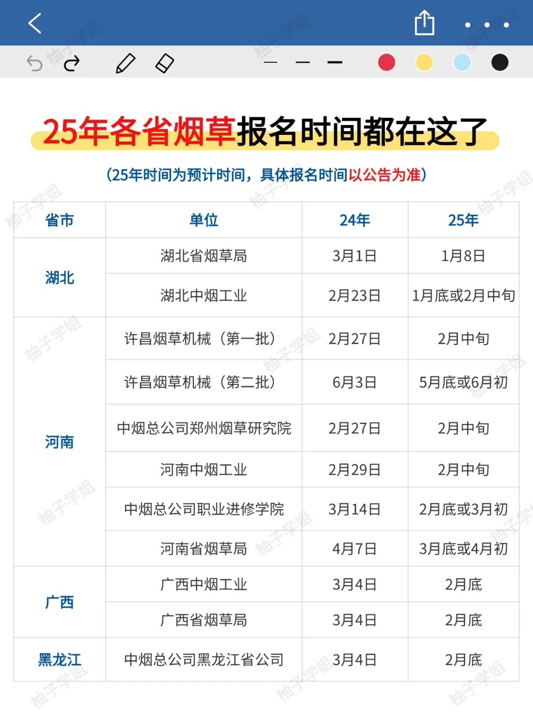 🌈2025年中国烟草招聘全国巡考开始啦❗