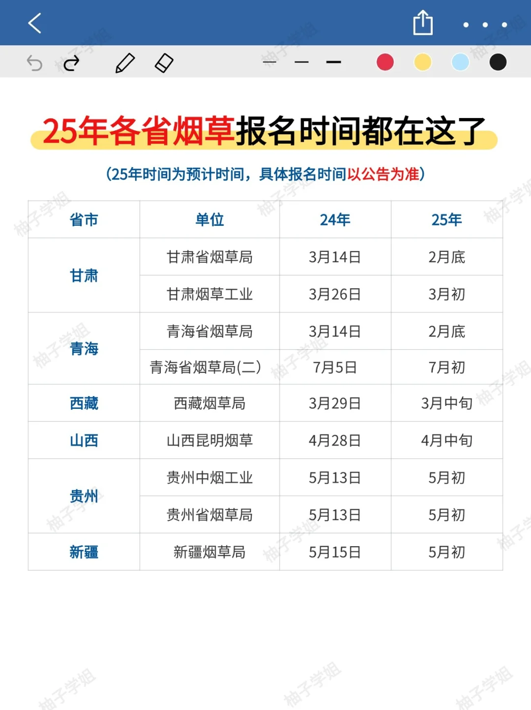 🌈2025年中国烟草招聘全国巡考开始啦❗