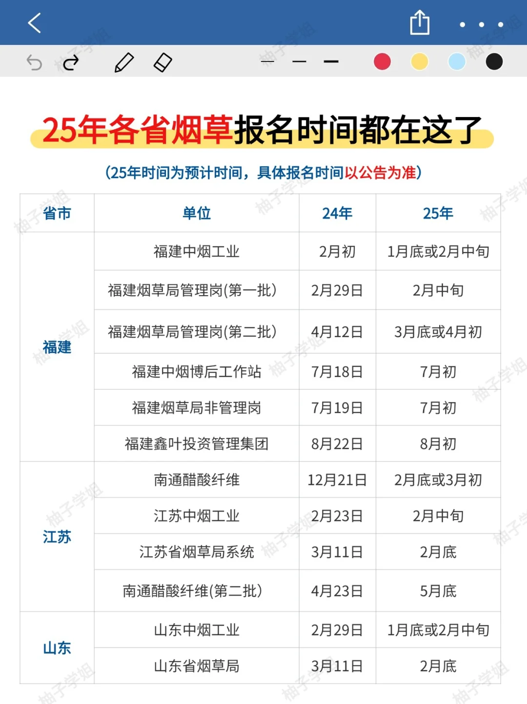 🌈2025年中国烟草招聘全国巡考开始啦❗