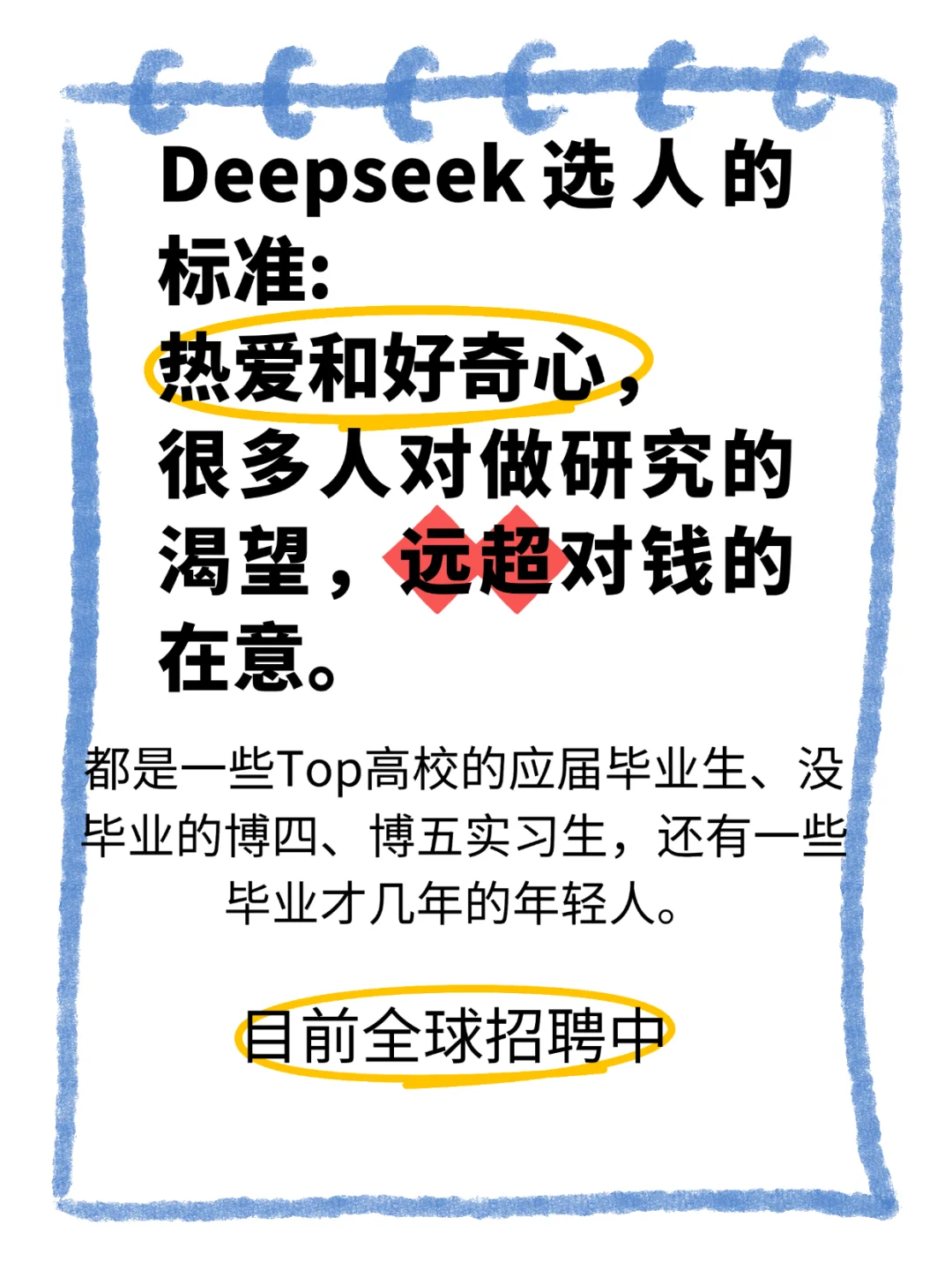 Deepseek 全球招聘中,现有员工都啥样
