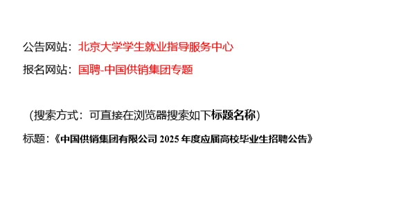 【1.26，中国供销集团– 3.02截止招聘】
