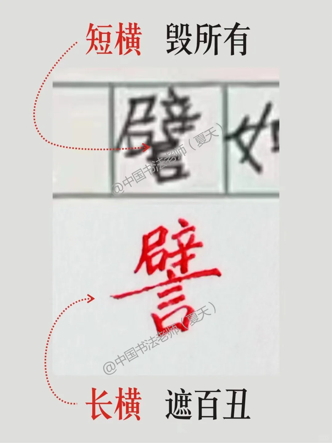 🙏🏻感谢班主任给的练字方法❗👍🏻