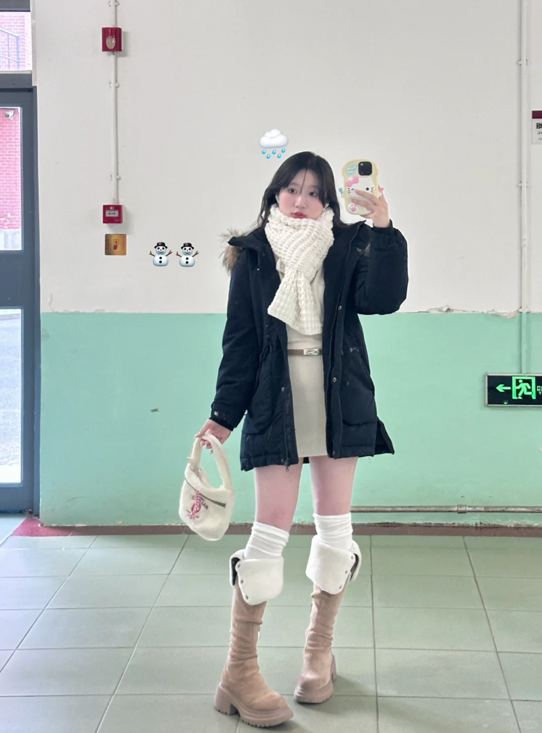 人大研一｜字节实习一周穿搭合集（保暖版）