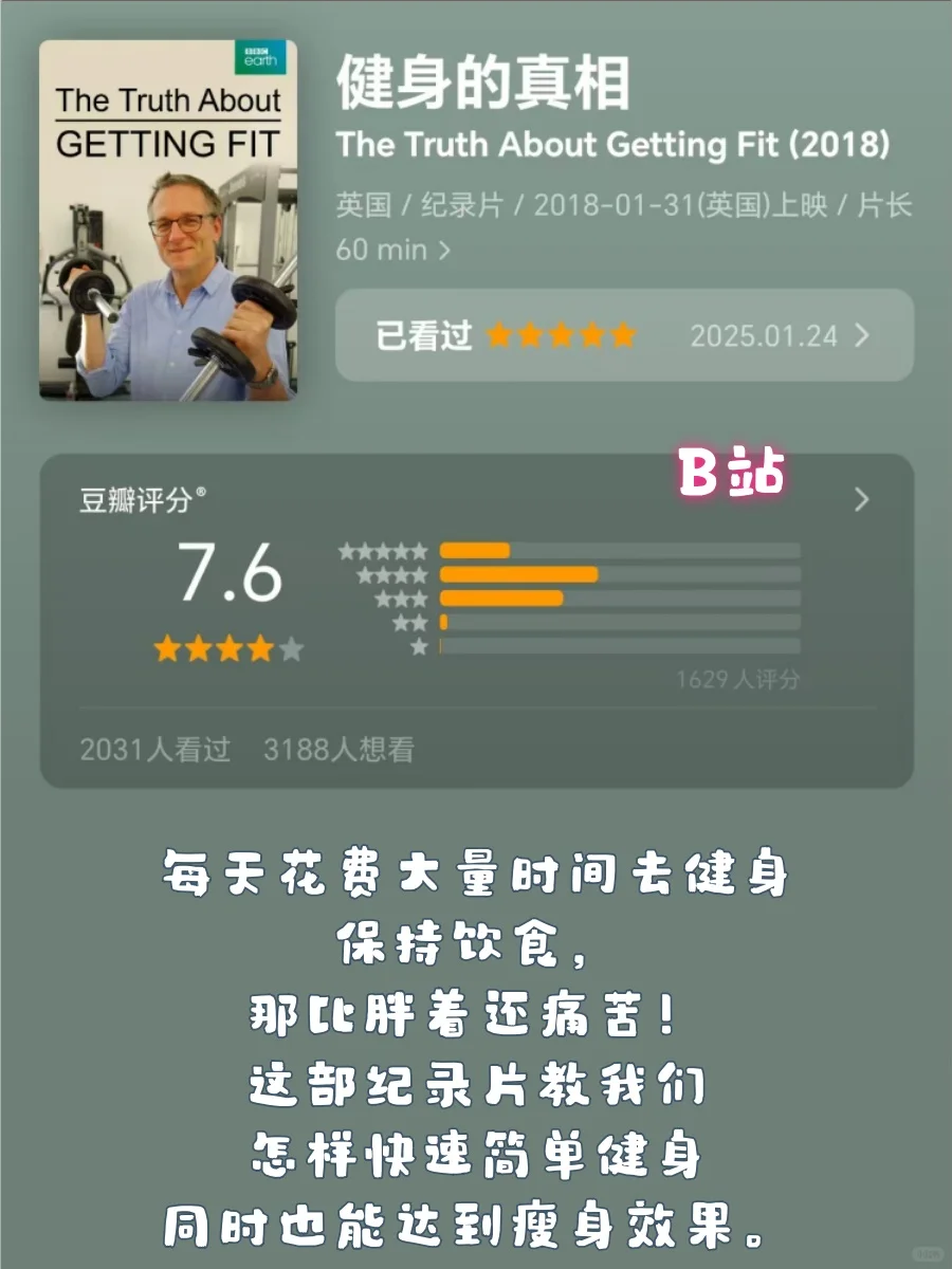 减肥塑身必看👗16部身材管理纪录片